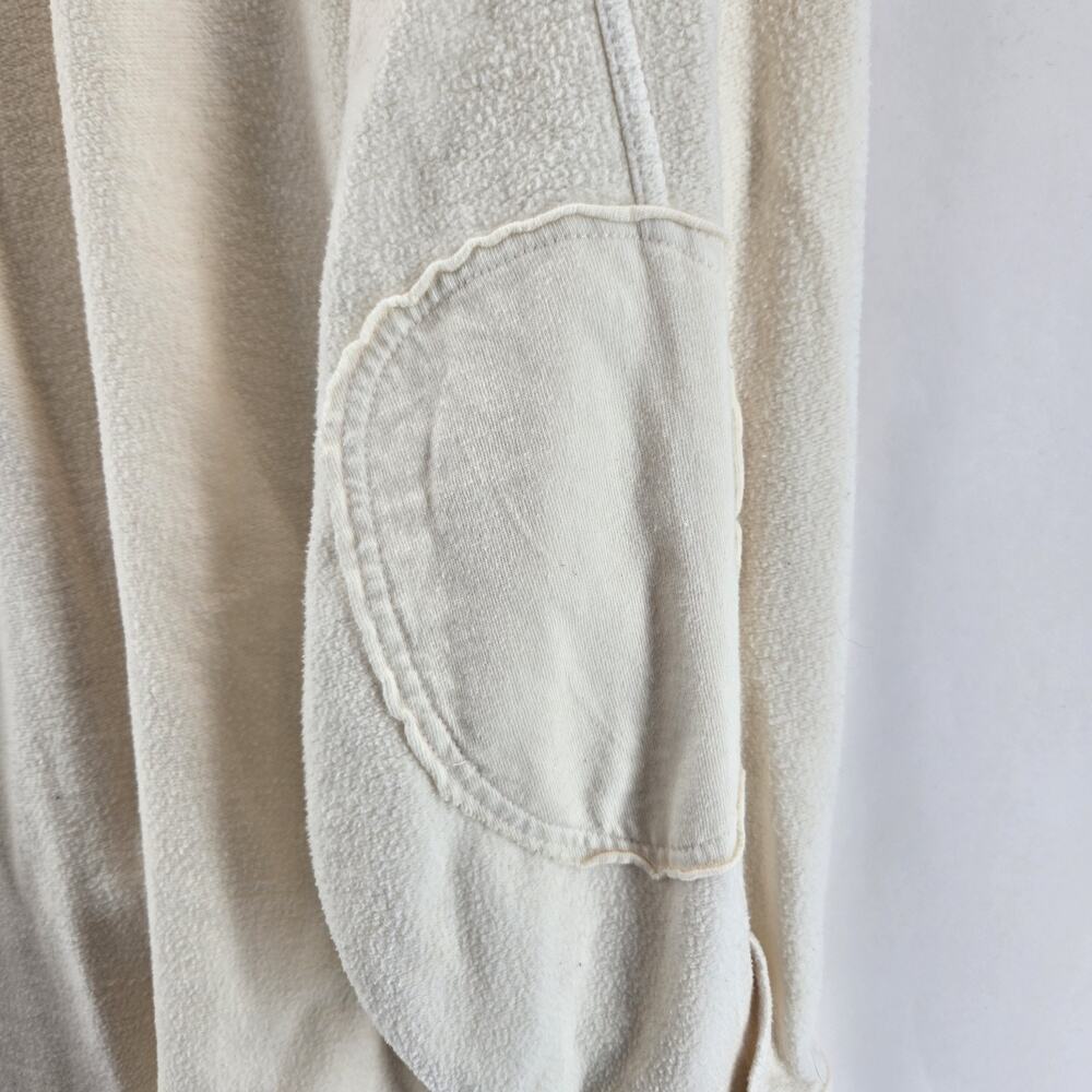 Free People‎ Ruby Jacket Womens Medium Ivory Flannel Oversized Grunge Bohemian - Picture 5 of 14